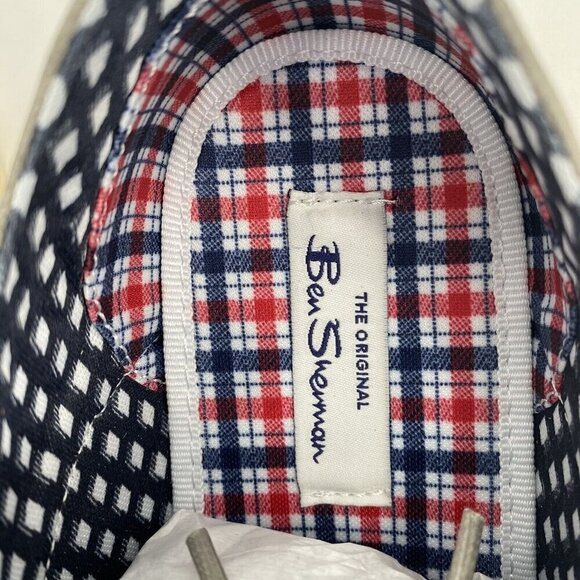 BEN SHERMAN SIZE 8 NICHOLAS GREY WINGTIP SNEAKERS NIB - Picture 5 of 10